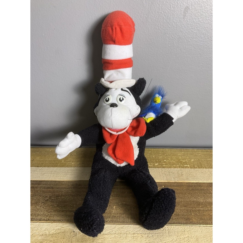 20" Dr Seuss Cat In Hat Whozit Plush Hand Puppet